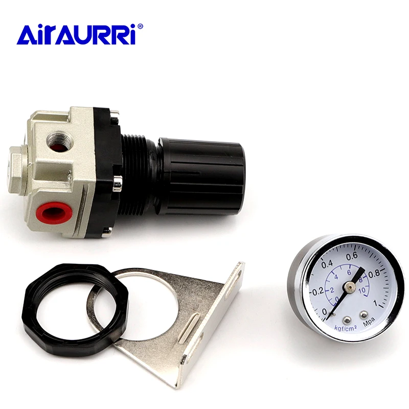 SMC тип клапан регулирования давления AR2000 02 G1/4 ''пневматический мини Регулятор давления воздуха установки для очистки воздуха 0 1MPA-in Pneumati