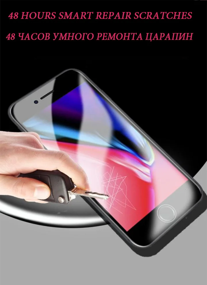 3 шт. Защитная Гидрогелевая пленка для iphone 7 6 6s 8 Plus 11 мягкая защитная пленка для iphone X XR XS Max 11 pro max не стекло