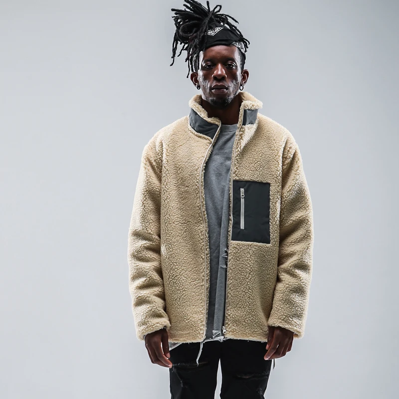 2019 Vintage Polar Fleece Men Jacket 