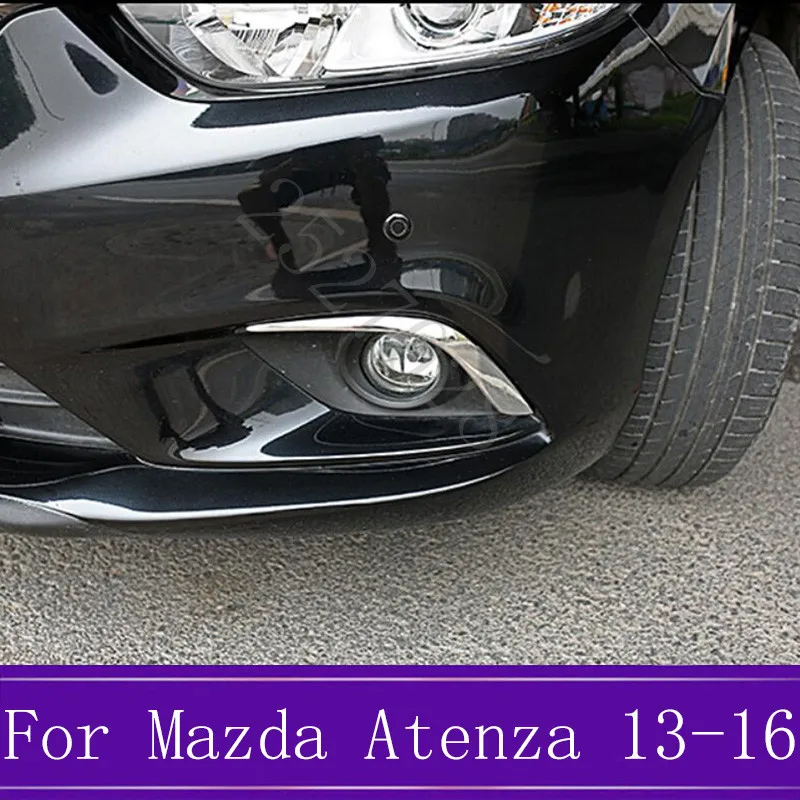 Подходит для Atenza M6 2013 автомобильный передний противотуманный светильник, крышка для лампы, противотуманный светильник для бровей, отделка, внешний гарнир, Стайлинг автомобиля