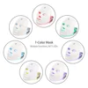 Wireless LED Facial Mask Beauty Skin Rejuvenation Photon Light 7 Colors Mask Wrinkle Acne Removal Led Light Lamp Therapy ► Photo 2/6