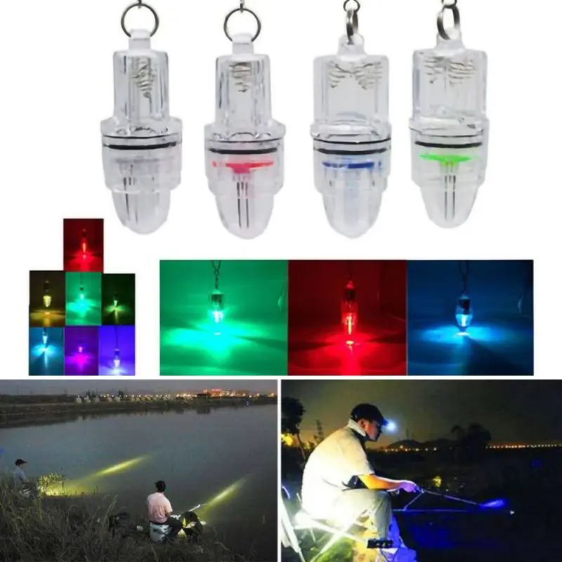 

LED Flashing Deep Drop Underwater Lights Fishing Squid Fish Lure Light Green Lamp Fishing Accessories