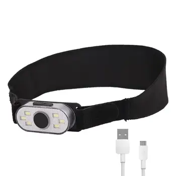 

4 Modes Headlamps COB Portable LED Headlight USB Waterproof 3W Night Camping Fishing Working Torch Glare Flashlight