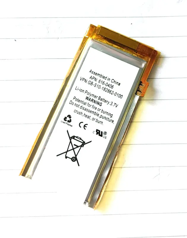 Batteria Di Ricambio 616-0406, 616-0467, P11G73-01-S01 Per Apple Ipod Nano 5Th