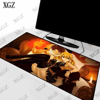 

XGZ Fairy Tail Japan Anime Mouse Desktop pad Gaming Lock Edge Mat for Laptop Notebook Large Pad Gamer Desk