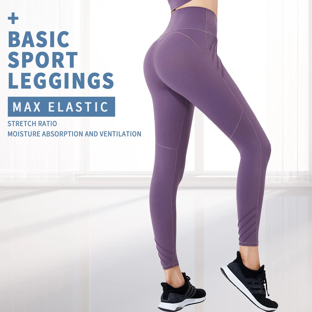 Модные Женские однотонные повседневные спортивные брюки/удобные облегающие