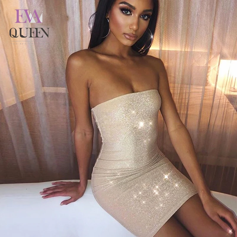 Сексуальное вечернее платье EvaQueen для женщин без бретелек с открытой спиной