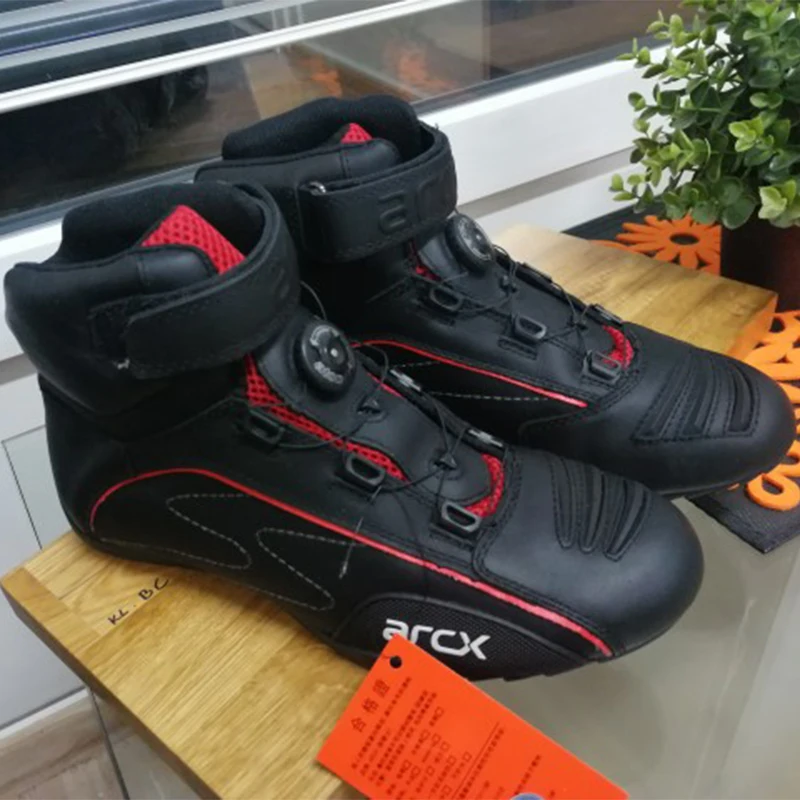 ARCX Racing Moto обувь мотоциклетные ботинки вращающаяся Пряжка дышащая летняя уличная