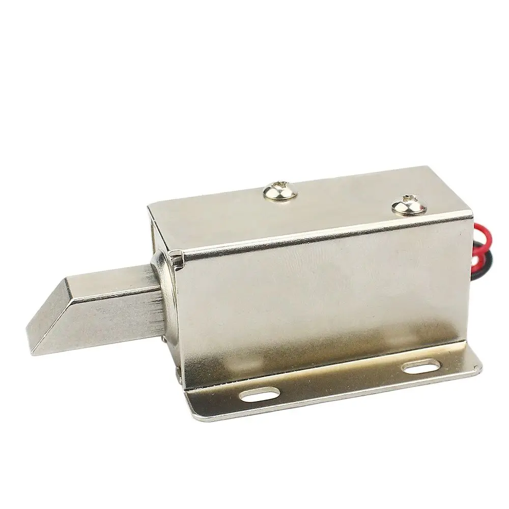 Electronic Lock DC small electric control lock DC12v access control electronic lock door mini electric bolt electromagnetic door