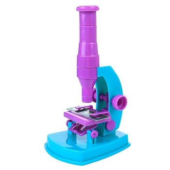 

DIY Disassembly and Assembly Toys 150 Times Children Microscope Learning Education Science Toy- Black