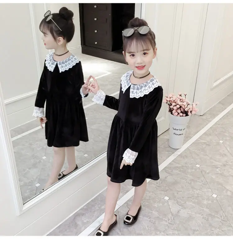 金丝绒拉链裙_13