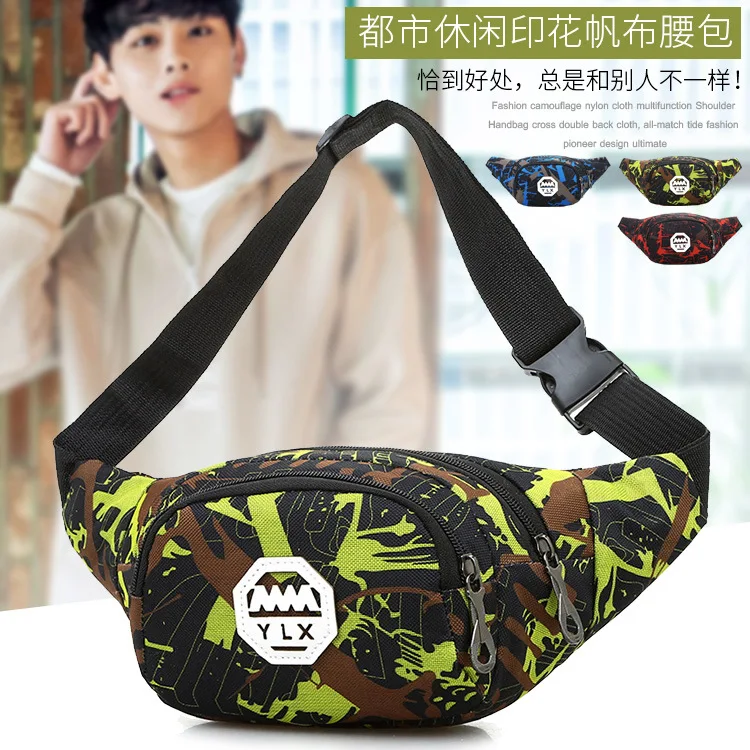 

Sports Waist Pack Camouflage-Shoulder Change Chest Bag Men And Women Outdoor Off-road Waist Pack