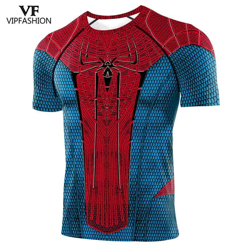 VIP Мода Новые Аниме Супер Герои Мстители реглан рукав паук удивительные мужские 3D футболки с принтом
