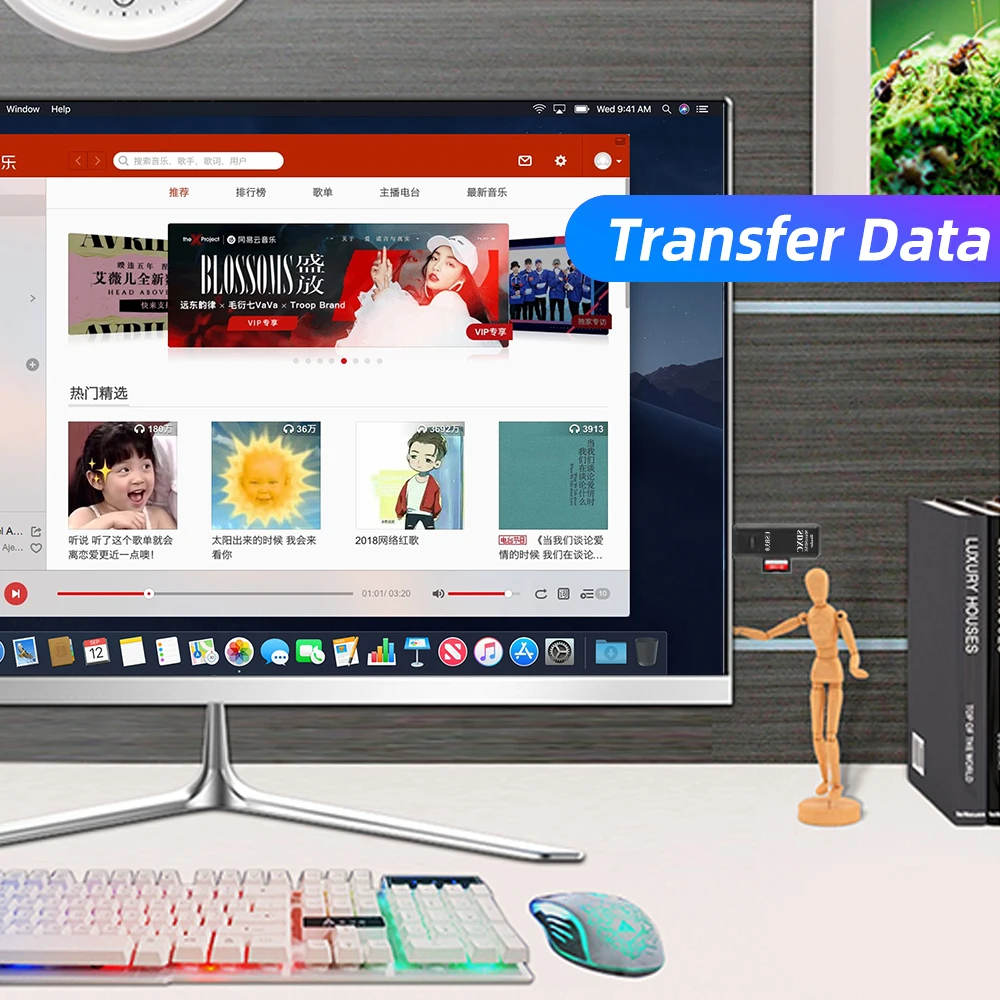 Устройство для чтения карт памяти 2 в 1, USB 3,0, Micro SD, TF ► Фото 3/6