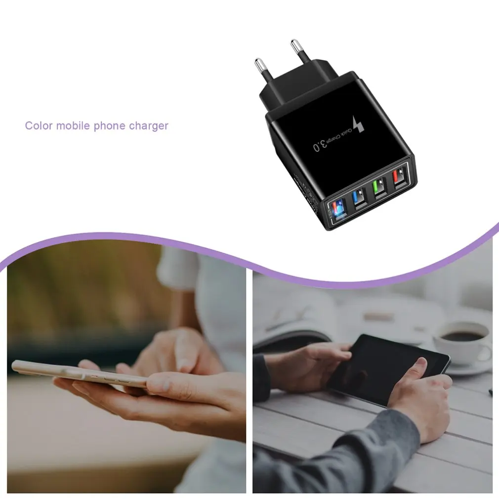 Universal USB Wall Quick Phone Charger Plug Adapter