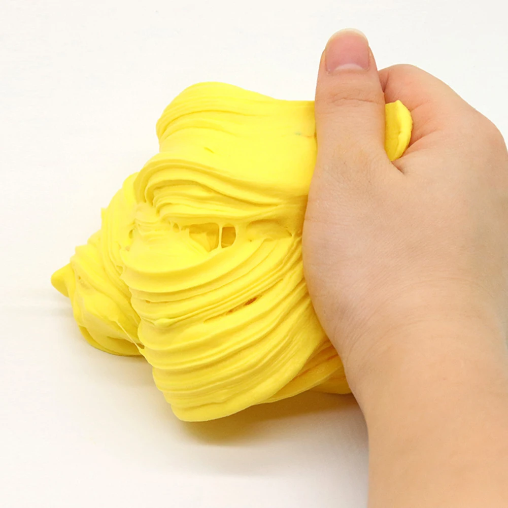 60/100 мл DIY Фрукты лимонные чипсы глина наполнитель прозрачная слизь коробка игрушки для Пластилин для детей снятие стресса детская игрушка подарок