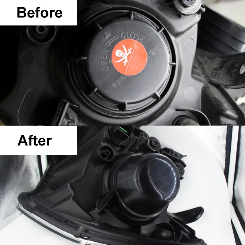 Car LED Headlight Dust Cover - Rubber Seal Cap