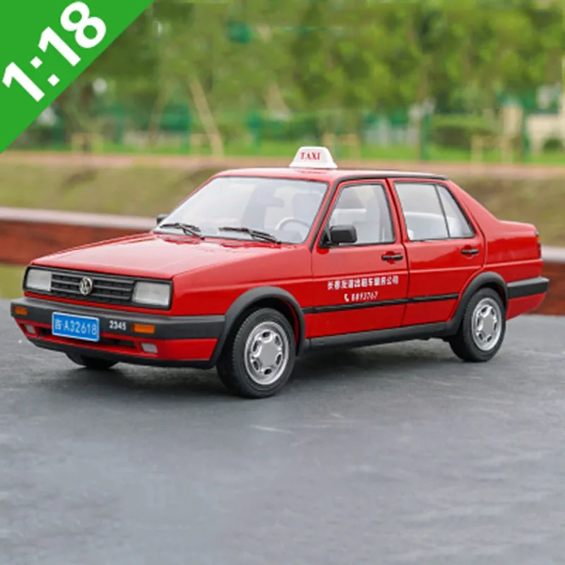 Jetta JETTA1/18 масштаб Литой Сплав автомобиль такси модель игрушка Металл Винтаж сувенир коллекция детский подарок дисплей