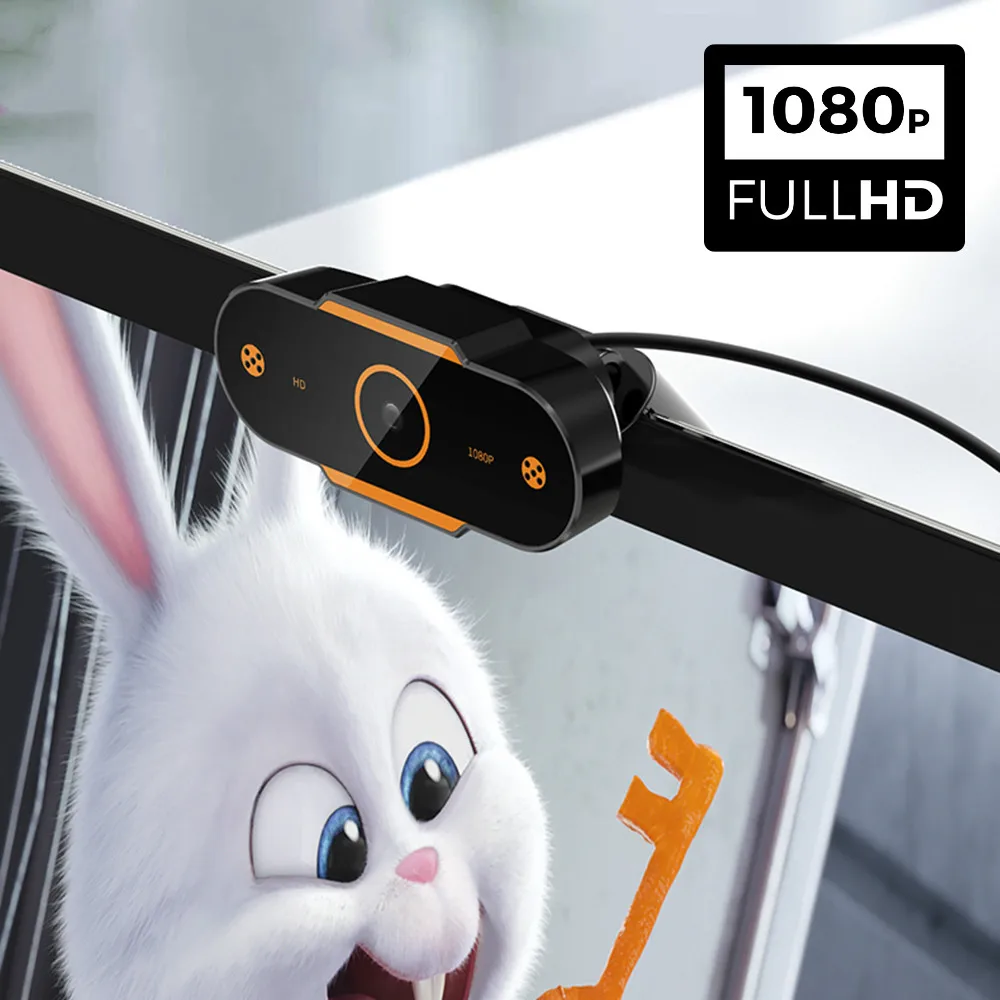 Webcam 1080P Full HD Web Camera Built-in Microphone USB Plug Cam For PC Computer Mac Laptop Desktop Xbox YouTub | Компьютеры и офис