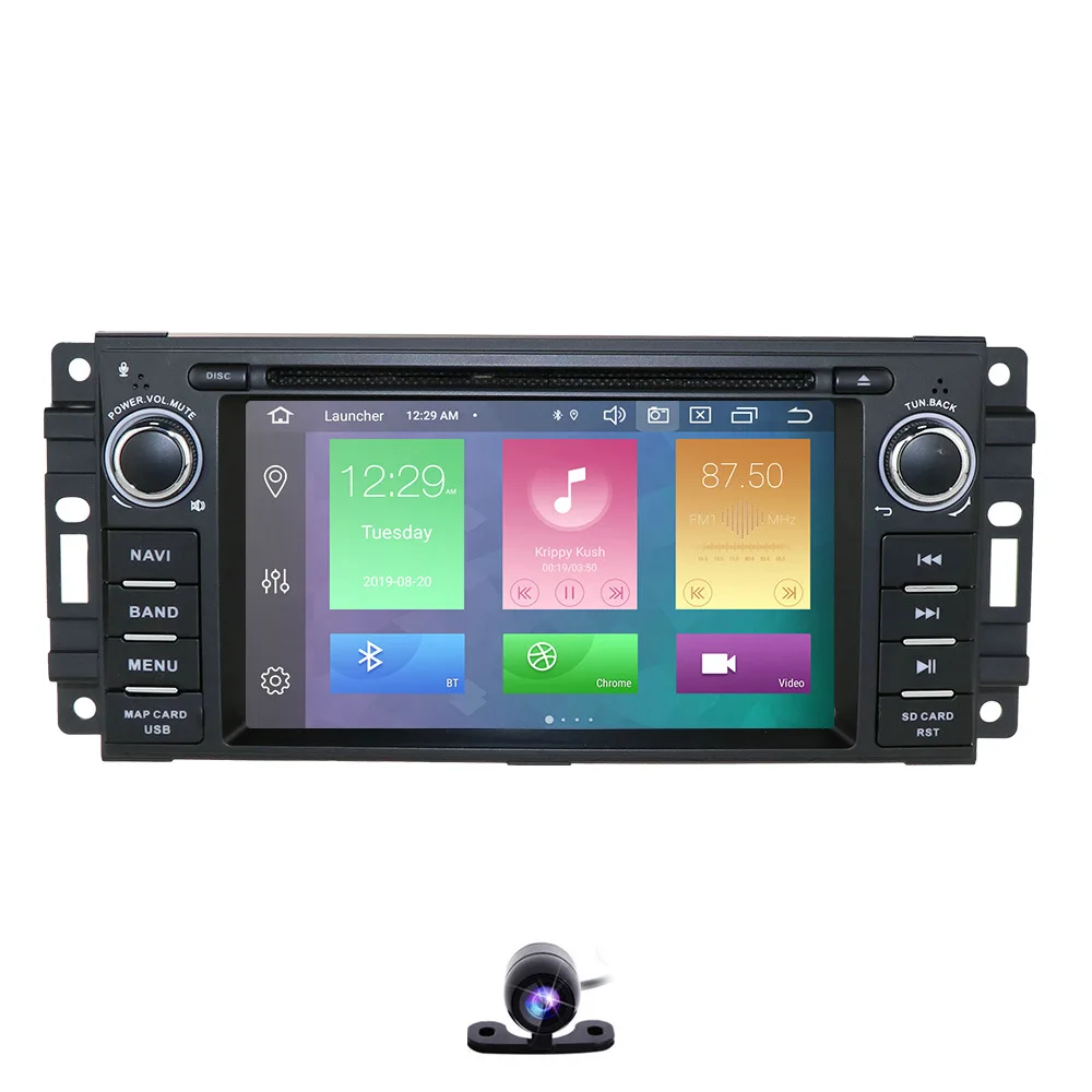 Camera3 DSP ips Восьмиядерный 4+ 64 android 9,0 Автомобильный мультимедийный плеер для Chrysler/300C/Dodge/Jeep/Commander/Compass/Grand Cherokee радио gps - Цвет: Camera3