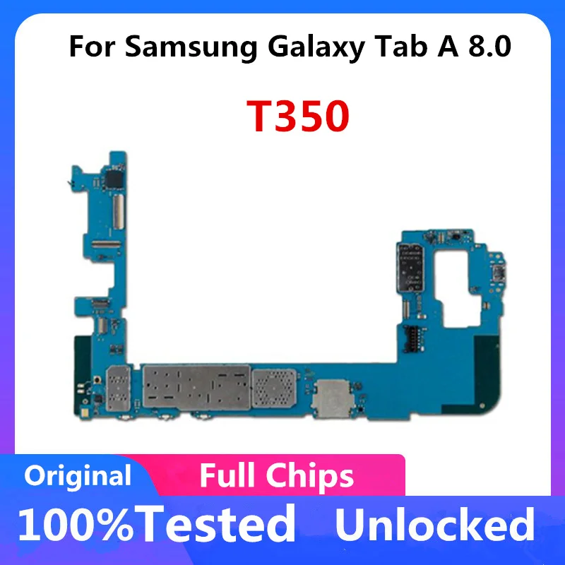 16GB Original Unlocked for Samsung Galaxy Tab A 8.0 T350 Motherboard Logic Board with Full Chips Mainboard Android System | Мобильные