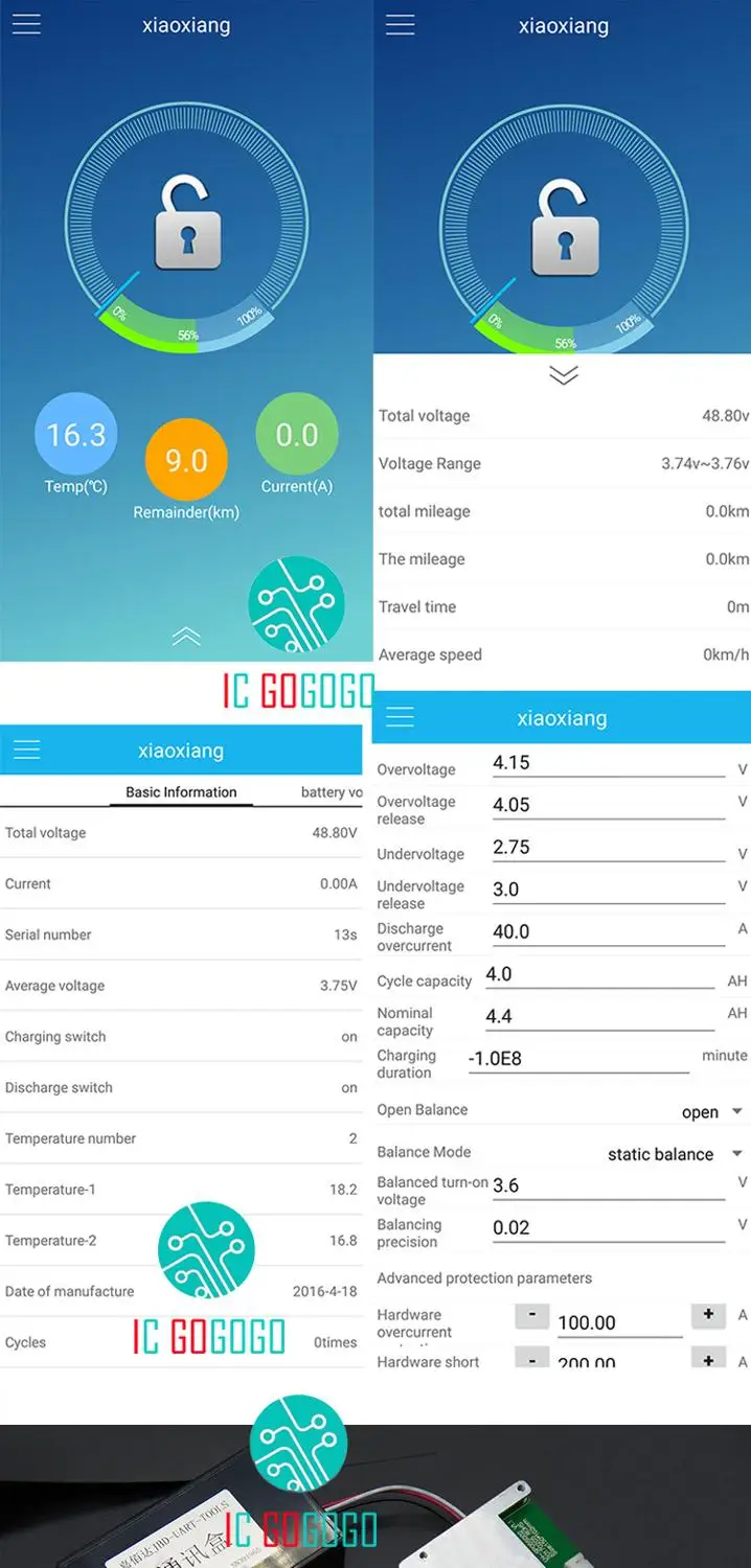 8S 24V Lifepo4 плата защиты литиевой батареи 3,2 V Bluetooth APP дисплей емкости SOC кулоновый метр UART/485 связь BMS