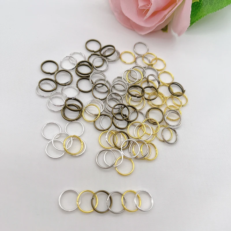 

1000pcs Wholesale Diy Jewelry Finding Open Jump Rings Double Loops Split Rings for Jewelry Making Necklace Connector Accessories