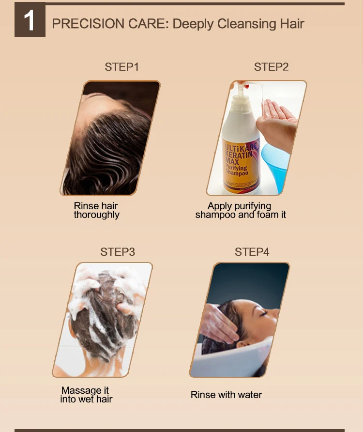 Helpful for Brazilian Keratin Treatment with Portable Capacity 300ML Purifying Shampoo Deep Cleansing Hair Care Salon Products Helpful for Brazilian Keratin Treatment with Portable Capacity 300ML Purifying Shampoo Deep Cleansing Hair Care Salon Products