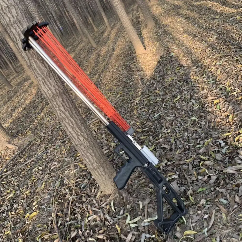 Günstig Mini Kreative recanting schleuder bohrung mechanische slingshot im schießen spielzeug Jagd werkzeuge Erstellt