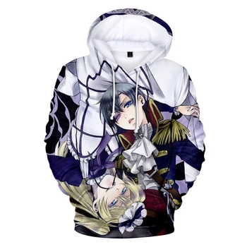 

New 3D Print Black Butler Hoodies Men Women Spring/autumn 3D Anime Sweatshirts Men/women Fashion Hoodie Casual Tops