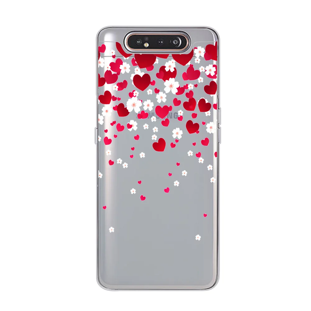 WM04436 Чехлы для телефонов ciciber для samsung Galaxy A50 A70 A80 A40 A30 A20 A60 A10 A20e, мягкий силиконовый чехол из ТПУ с изображением сердца и воздушных шаров - Цвет: WM04436