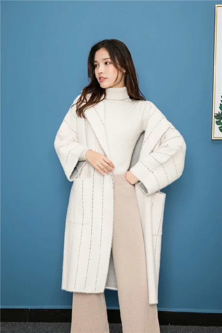 Новинка, модный кардиган, пальто, мягкий вельветовый свитер, новинка, искусственный бархат, с капюшоном, утепленная куртка, с капюшоном, Женский Осенний вязаный свитер