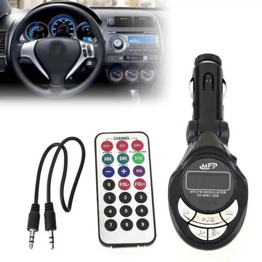Hot Sale 12V FM Transmitter Handfree Car MP3 Player FM Transmitter USB