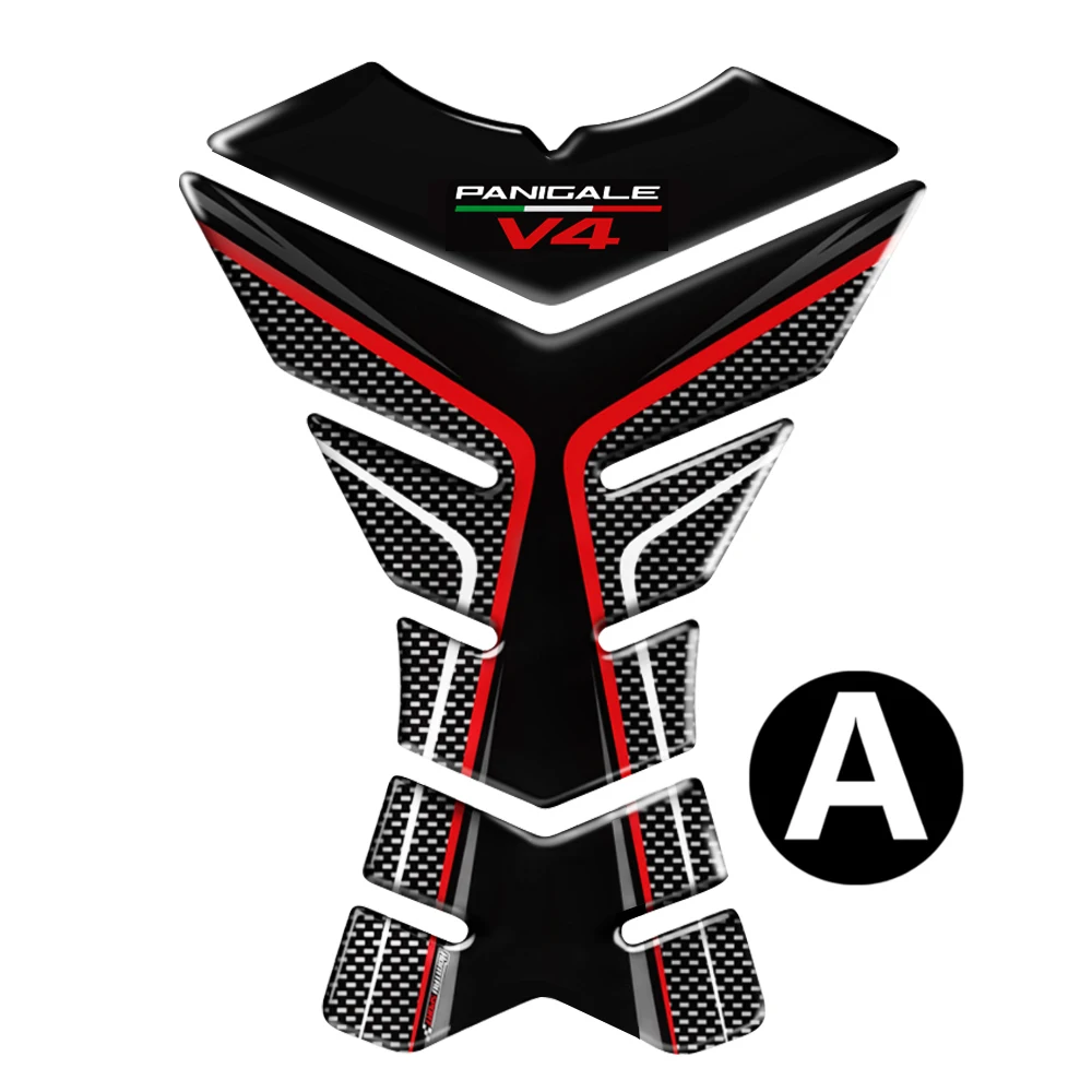 v4 Motorcycle stickers Tank Pad sticker Protector Case for Ducati Panigale V4 S R Speciale Decals - Цвет: A