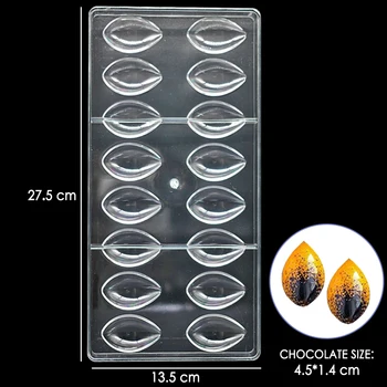 

Water Drops Shape Polycarbonate Chocolate Mold Plastic Cookies Candy Mould Home DIY Cake Pastry Baking Decorating Tool Supplies