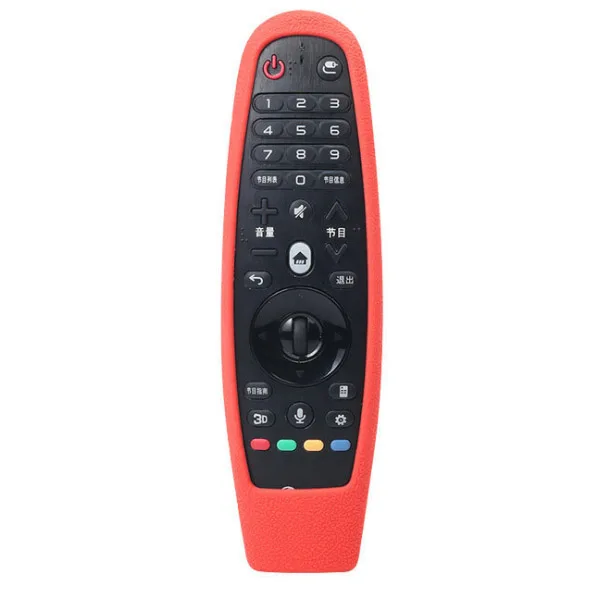 Для LG AN-MR600 AN-MR650 AN-MR18BA MR19BA Magic Remote Управление чехол SIKAI умный Браслет OLED ТВ защитные силиконовые чехлы противоударный - Цвет: red