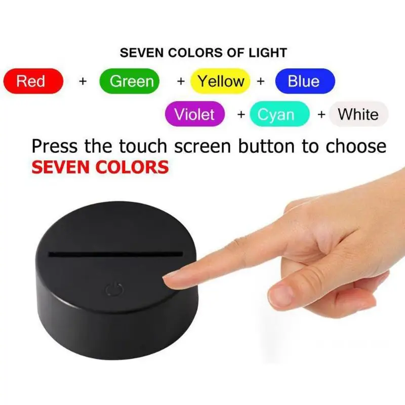 3D Дерево человек RGB красочный меняющийся ночной Светильник USB сенсорный прикроватный Настольный светильник светодиодный ночник украшение дома подарок на день рождения