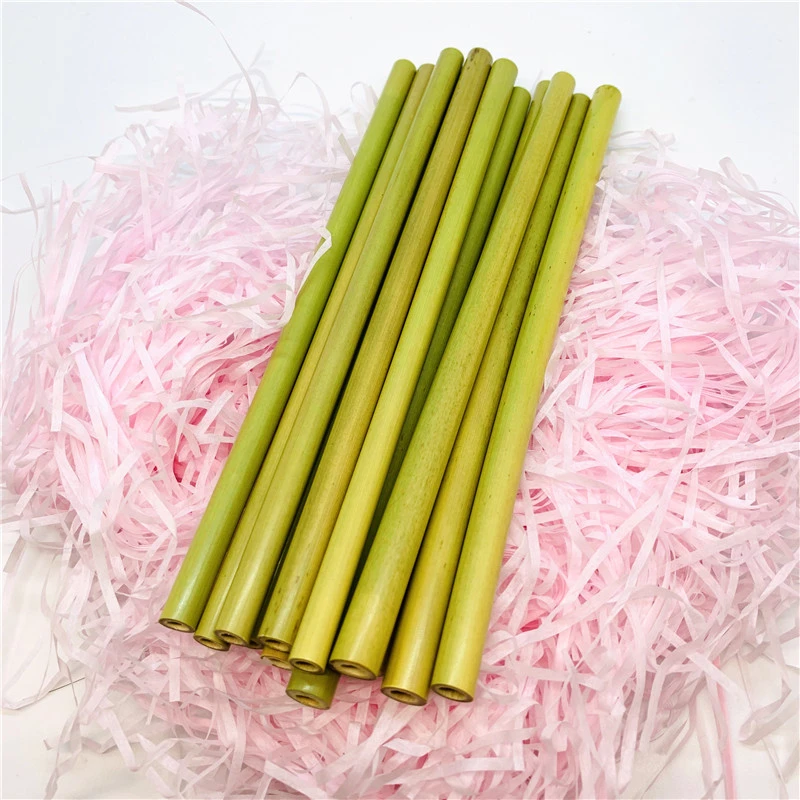 Pajillas reutilizables de bambú biodegradables pajita para beber paquete alternativa pajitas de papel comestible pajitas bolsa de algodón|Pajillas para beber| - AliExpress