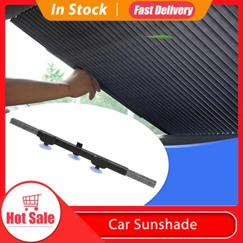 

Universal Car Window Sunshade Sun Shade Visor Car Sun Shade Retractable Roller Blind for UV Rays and Heat Anti Snow Ice Protect