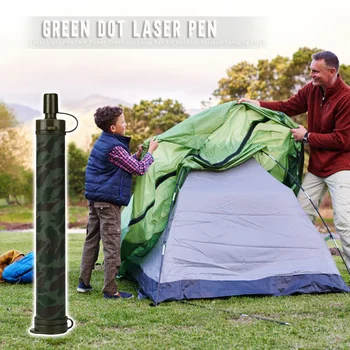 

Portable Emergency Rescue Outdoor Water Purifier Camping Hiking Emergency Water Purifier Camouflage Hiking accessories