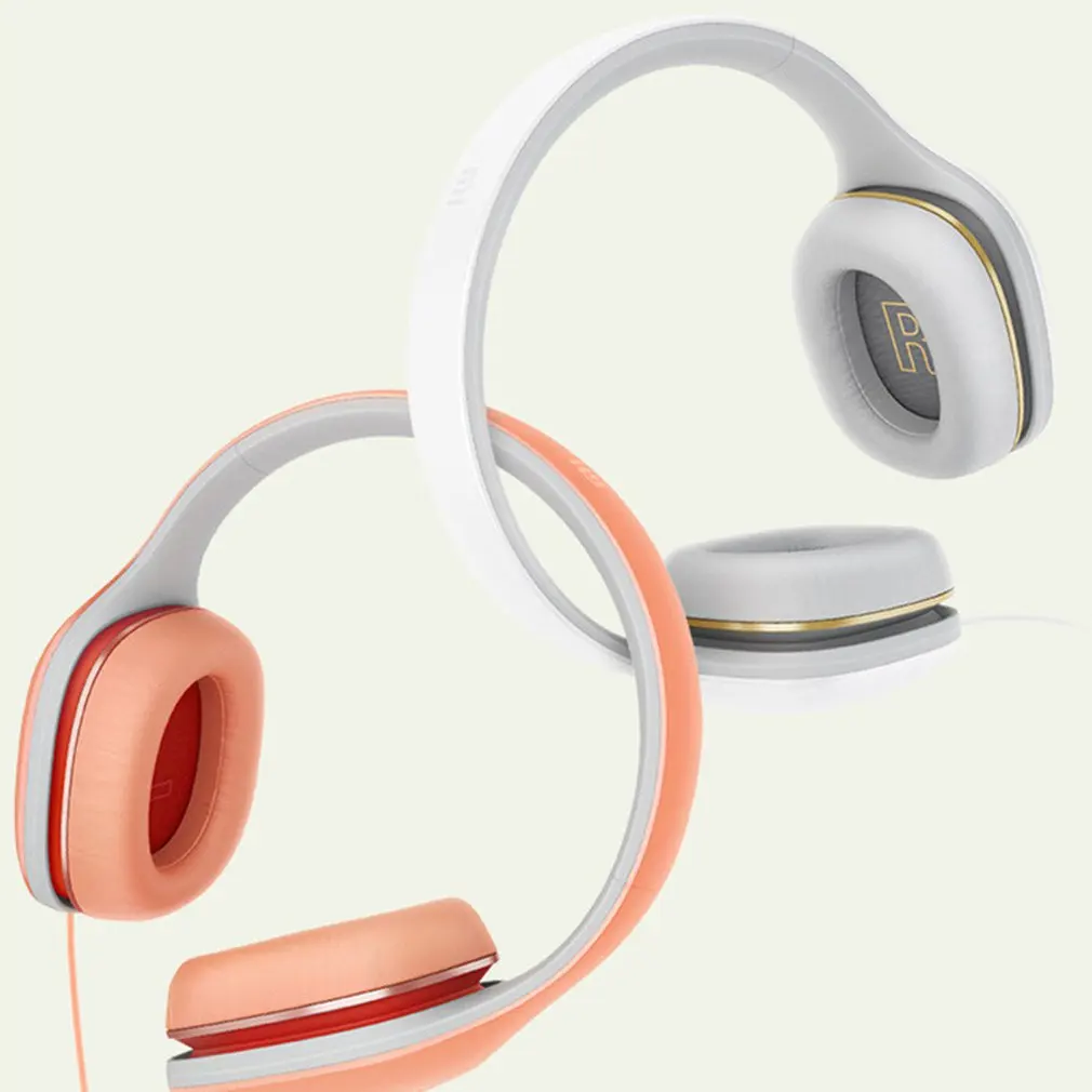 Original Global Version Xiaomi Mi Headphones Easy Edition With Mic Headset Stereo Music HiFi Earphone Button Control