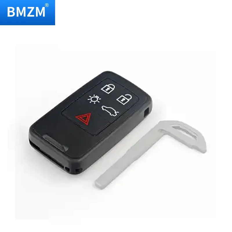 BMZM 4 + 1 кнопочный полуинтеллектуальный дистанционный Автомобильный ключ для Volvo с