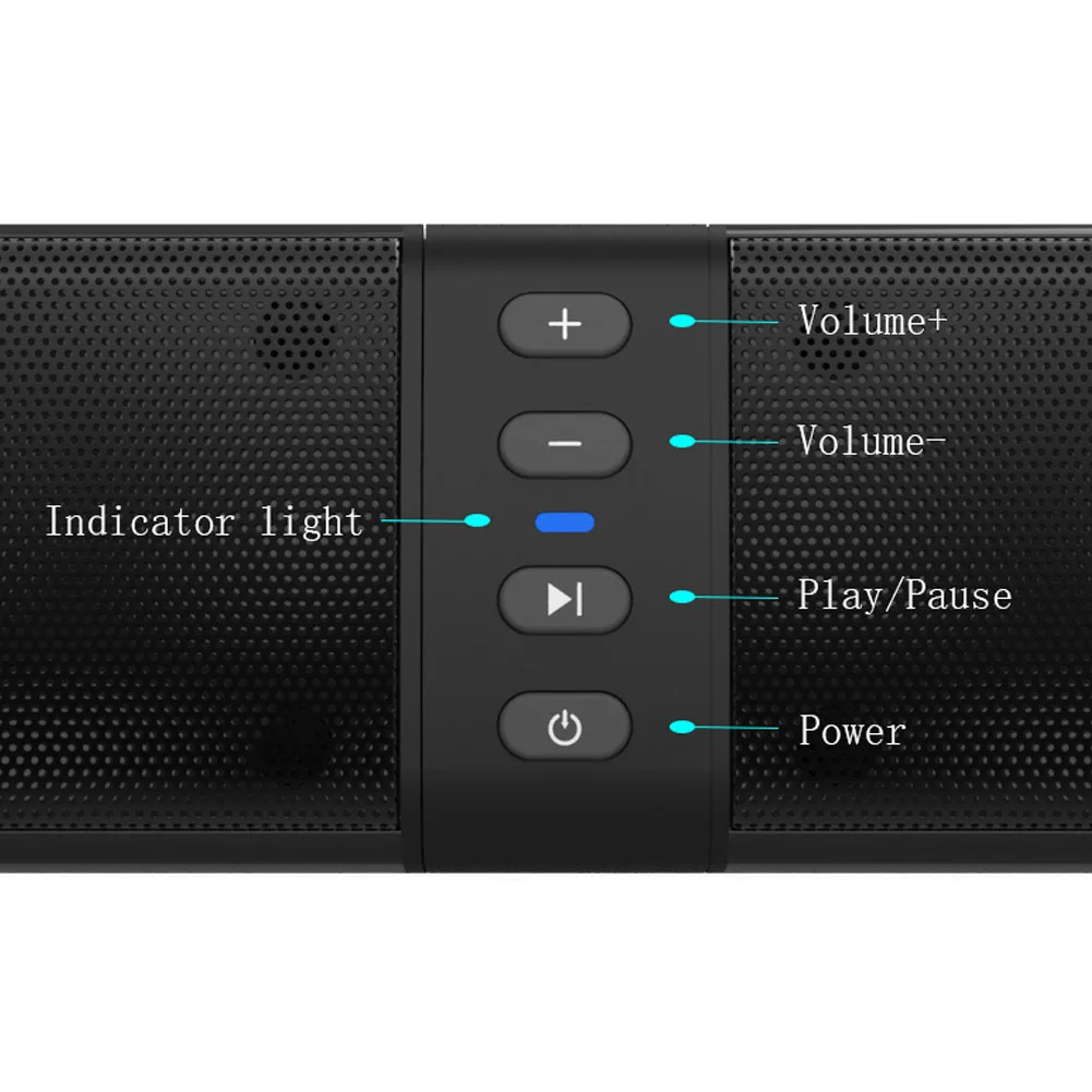 Стерео аудио Bluetooth динамик портативный открытый дом Электрический складной Поддержка TF карты Sound Blaster ТВ ПВХ Саундбар театр