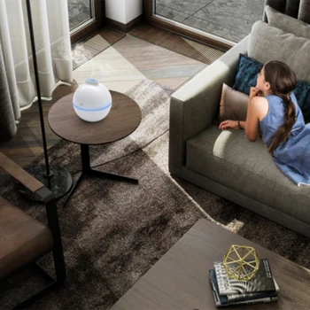 

Usb Ultrasonic Humidifier 130Ml Aroma Diffuser Essential Oil Diffuser Aromatherapy Mist Maker with 7 Color Led Light