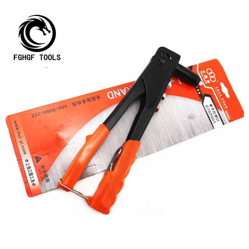 

FGHGF 1Pcs 10" High Quality Pop Riveter nail Gun Blind Kit drill Rivet Hand Tool Set Gutter Repair Heavy Duty Rivet Rasp Dremel