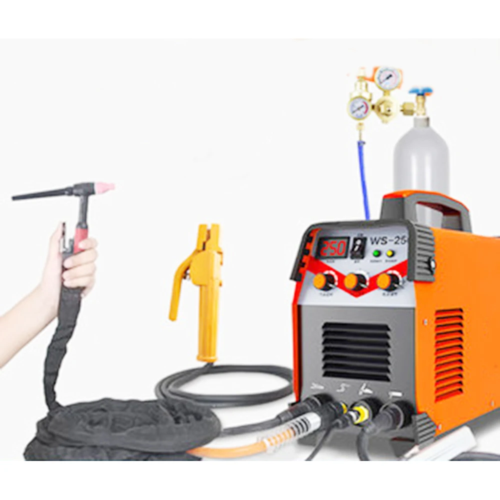 Сварочный аппарат ARC/TIG 2 в 1 WS-250A ARC, многофункциональный портативный интеллектуальный сварочный аппарат Tig 220 В - изображение