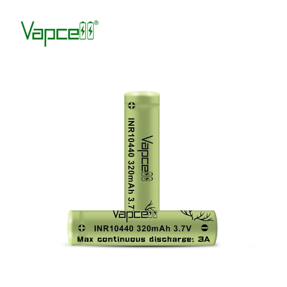 Оригинальный непрерывный перезаряжаемый аккумулятор Vapcell INR 10440 320 мач 3A max для
