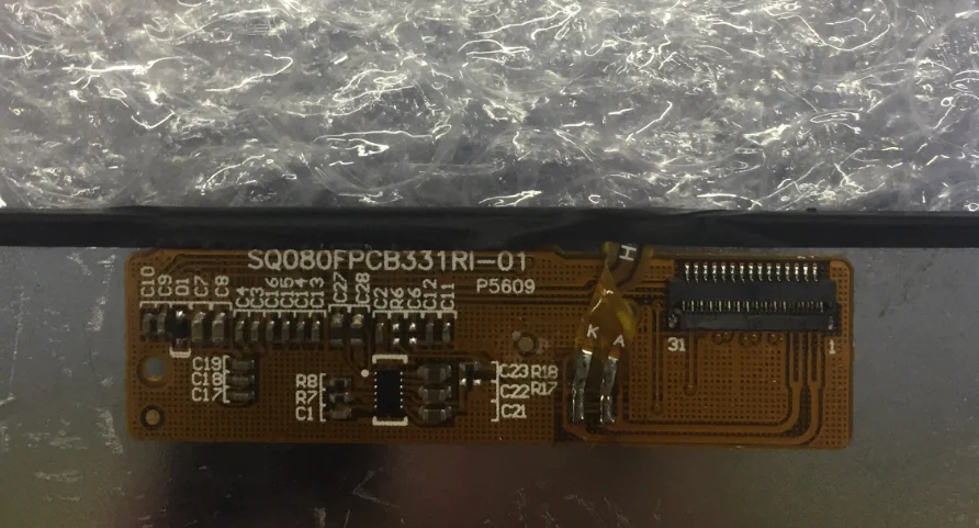 8 дюймов ЖК-экран для 31 pin, для SQ080FPCB331R1-01 дисплей, тест хороший отправить для lcd