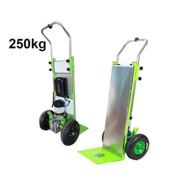 Carrinho elétrico para escada, escalada 48v 250kg, carrinho de mão para escalar