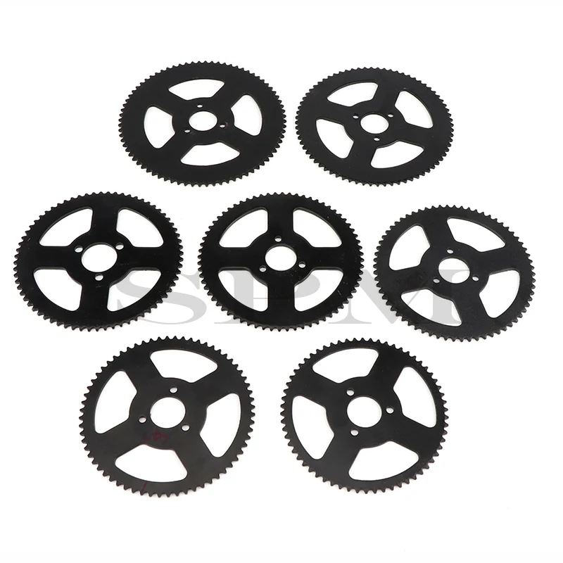 Rear sprocket 25H 47t 55t 62t 64t 66t 65t 68t 70t 72t 76t 80t 92t 26/29/54MM suitable for micro motorcycle two-stroke sprocket